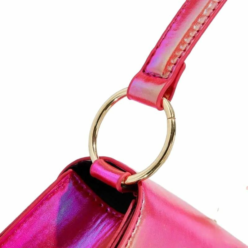 OFLAMN Fashion PU tracolla in pelle piccole borse quadrate per borse da donna borsa ascellare da donna quotidiana pochette tinta unita