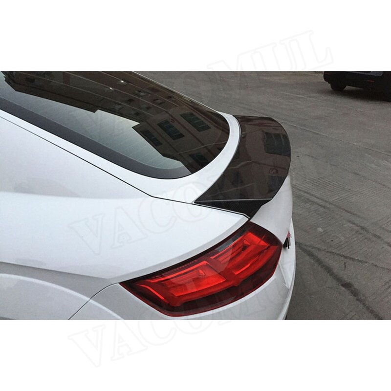 Задний спойлер из углеродного волокна для Audi TTS TTRS 2014- 2017 BT Style FRP, крылья заднего багажника