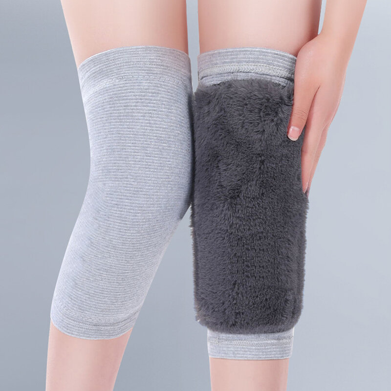1 Paar Winter Warme Kniebeschermers Voor Vrouwen Mannen Kasjmier Warme Kniebeschermer Fietsen Verlengen Voorkomen Artritis Kniebeschermer Nieuw