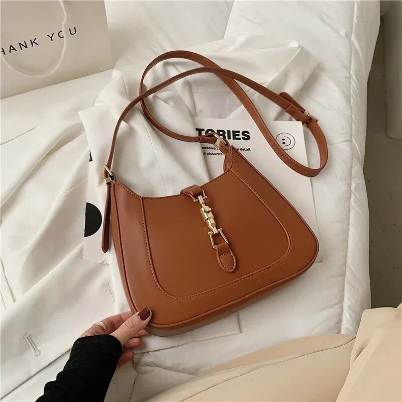 Autumn and Winter Haute Couture Popular Underarm Bags Retro Small Square Bags New Trendy and Niche Designs for Women's Bags