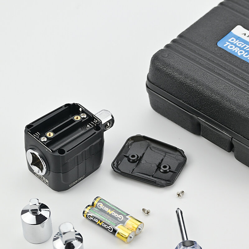 디지털 토크 어댑터, 조정 가능한 1/2 전자 토크 렌치, 자전거 자동차 오토바이 수리 키 도구, 1.5-340N.m