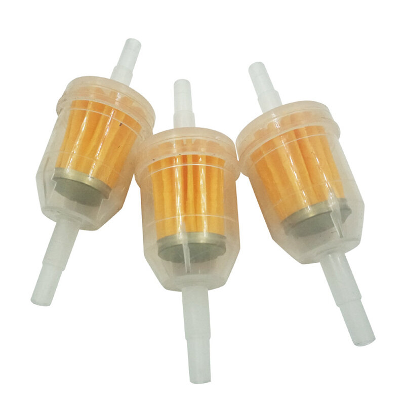 10pcs Universal Inline Gas/Fuel Filter 6MM-8MM 1/4" For Lawn Mower Small Engine Auto Accessories Motorcycle Accessories
