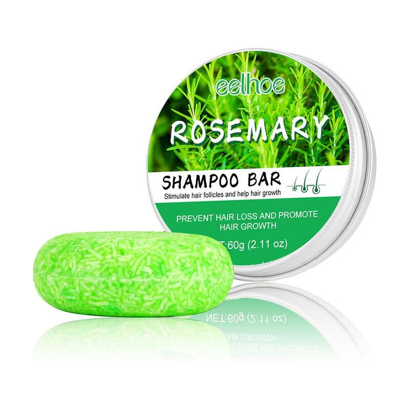 Rosemary-Barra de champú para el crecimiento del cabello, Limpieza Profunda, reparación del cabello, belleza dañada, cuidado del cabello, cabello seco y dañado, W1F6