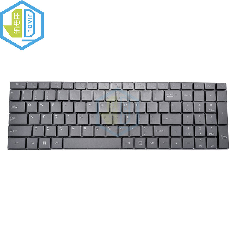 Newest US English laptop keyboard backlight For SCDY-350-3-30 YXT-91-100 silver grey English no frame keyboard with backlight
