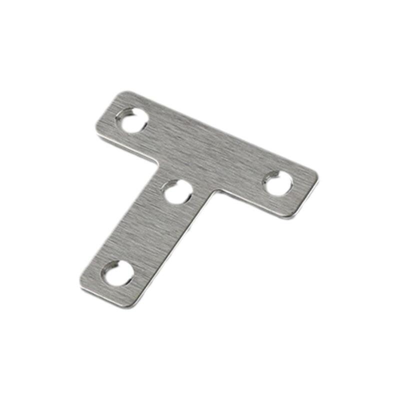 Stainless Steel T Shaped Corner Brackets Mending Repair Angle Plate Fastener Angle Connecting Codes Hardware Piece Furnitur A4l3