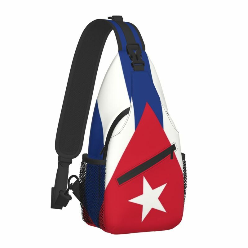 Sac à dos avec drapeau National cubain pour hommes, sac à bandoulière, Cool, poitrine, voyage, randonnée