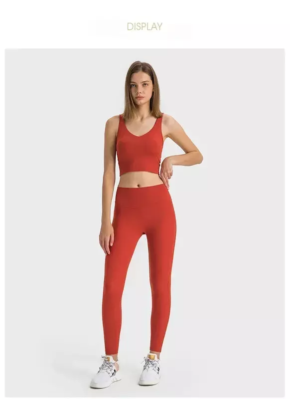 Lulu Align celana olahraga wanita, celana ketat bergaris luar ruangan, Jogging Yoga Gym pinggang tinggi kebugaran olahraga