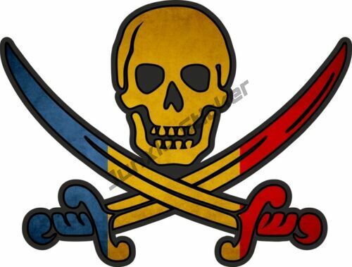 Escudo de Armas de Rumanía, azul, amarillo, rojo, ro rou, Bandera de Rumanía, protector solar, mapa de la bandera de Rumanía, calcomanía, accesorios para camioneta, decoración del cuerpo del coche