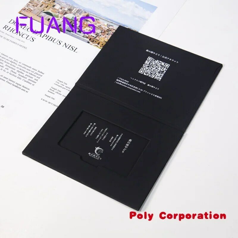 Cajas de embalaje de lujo personalizadas para tarjetas de crédito, papel de tacto suave negro, caja de regalo magnética para tarjetas VIP