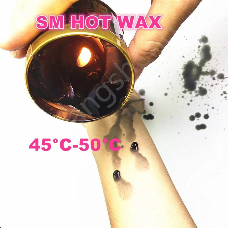 Velas para jogos do sexo 50 ° jogos quentes do sm da cera da baixa temperatura do gotejamento do sexo que flertam velas 128g