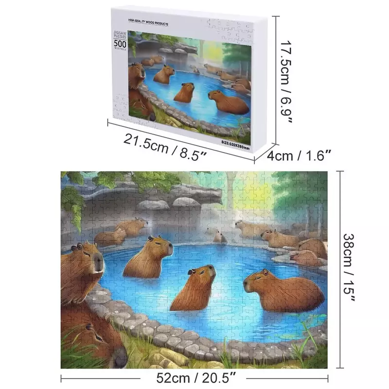 Capybara bermain teka-teki Gambar personalisasi Iq Puzzle