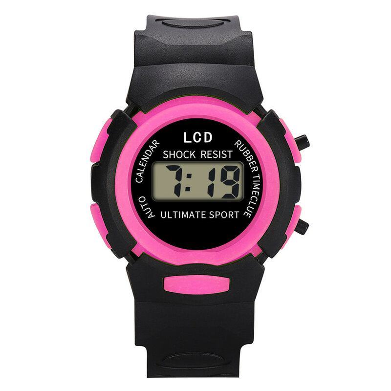 Модные часы для детей, для девочек и мальчиков, аналоговые цифровые светодиодные электронные водонепроницаемые наручные часы, спортивные часы для студентов, Reloj 2024