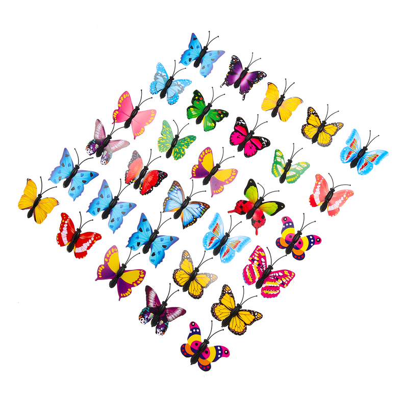 Butterfly Pushpin Decorative Butterflies Pushpins Thumb Tacks Poster Accessories Bulletin Board Thumbtacks Office