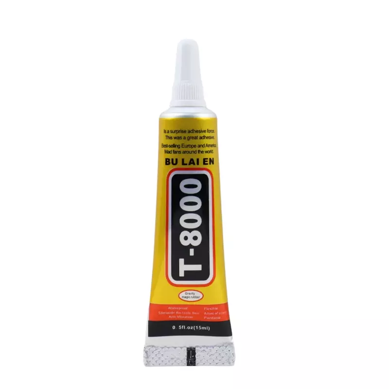 Soft Anti-Vibration Electronic Components Glue Clear Contact Phone Repair Adhesive with Precision Applicator Tip 15/50/110 ML