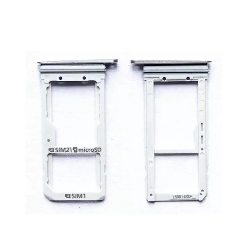Dubbele/Enkele Sim-Kaarthouder Houder Vervanging Met Pakking Voor Samsung Galaxy S7 Edge G935 G935f G935a Goud Zilver Grijs