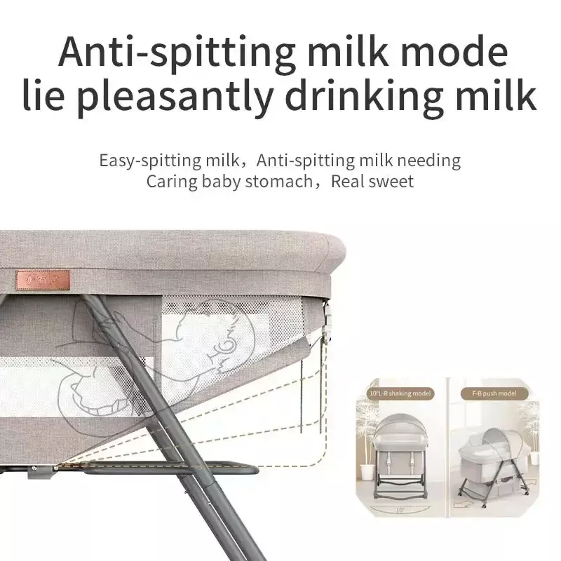 Draagbare Bedbeschermer Baby Bed Wieg Aluminium Opklapbed Wieg Voor Baby Bed Mobiele Baby Dingen Kribben Gratis Verzending