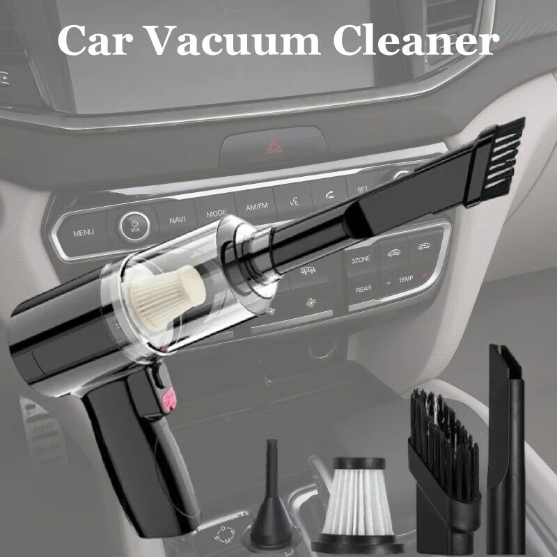 Aspirapolvere per auto 120000PA potente macchina per la pulizia detergente per auto Mini aspirapolvere portatile senza fili per elettrodomestici