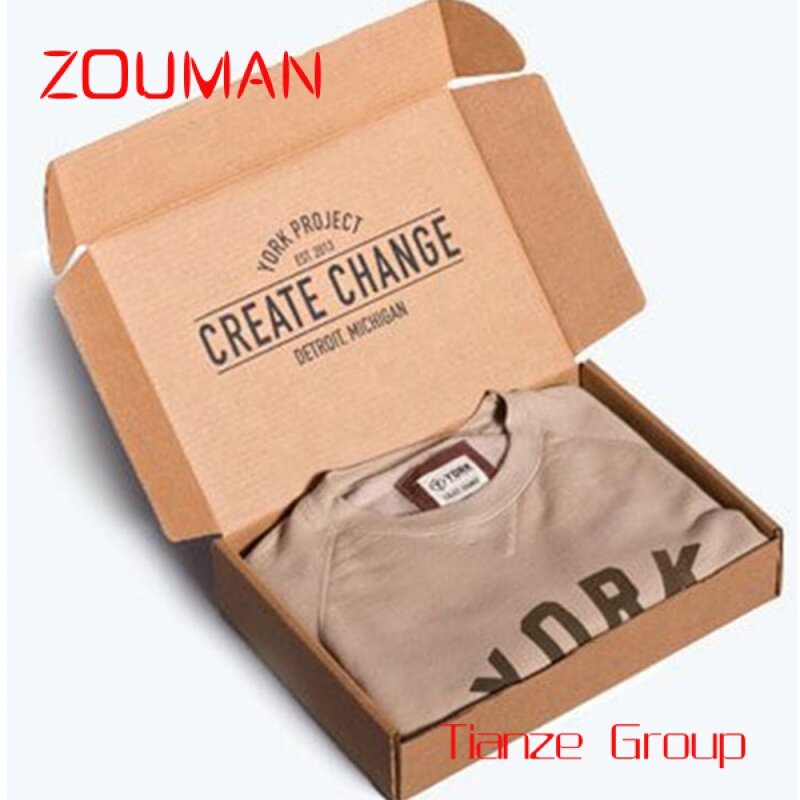 Custom Logo Roze Platte Geschenkverpakking Caja Kleding Verzending Kartonnen Verpakking Opvouwbare Mailer Doos Voor Kleding Schoenen Ondergoed