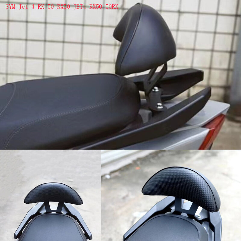 Respaldo trasero de pasajero para motocicleta, accesorios compatibles con SYM Jet 4 RX 50 Jet 4 RX 50 50 RX 50 RX