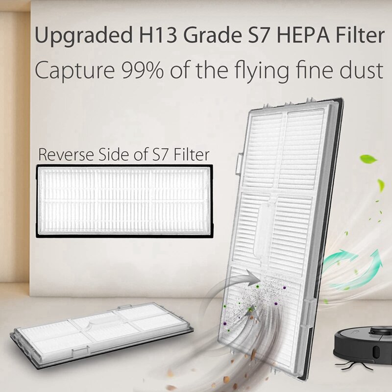 Dust Box + filtro Hepa per Roborock S7/S70/S75/T7S/T7splus/G10/G10S/G10spro Robot aspirapolvere pezzi di ricambio
