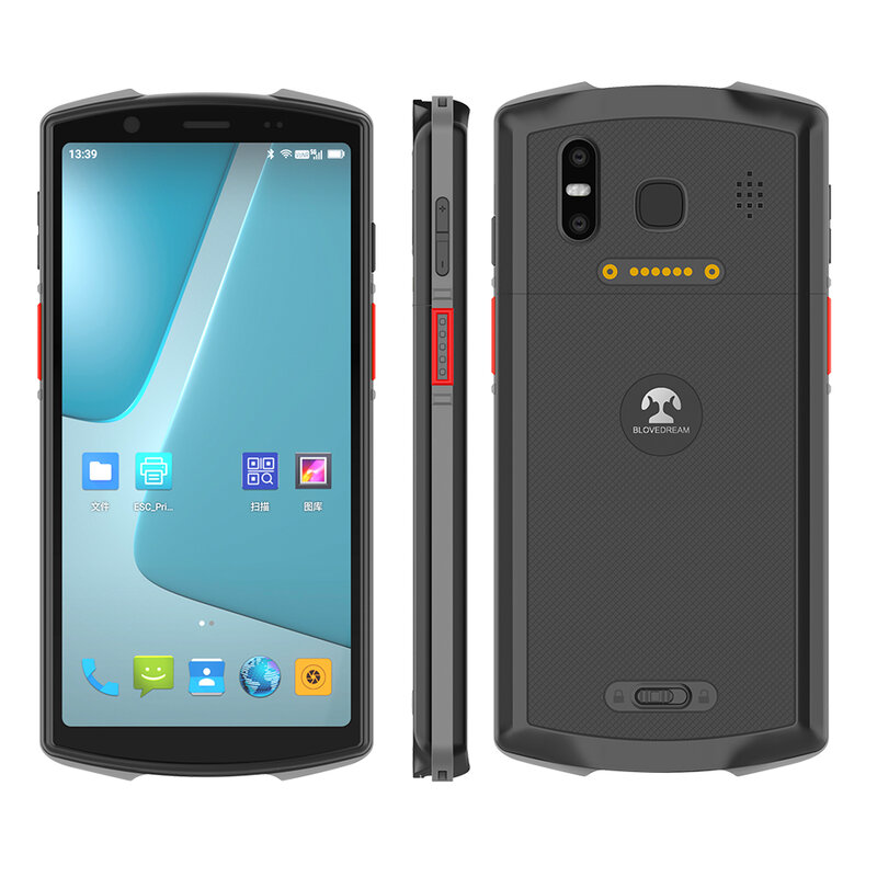N60 Handheld Pda Goederen In-En Uitstapapparatuur, Logistiek Scanpistool, Android Industriële Mobiele Telefoon