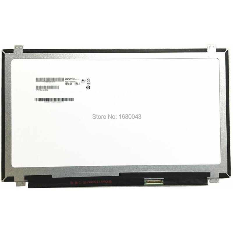 B156HAK01.0 dengan Touch Digitizer LED Display Layar Laptop 40 Pin