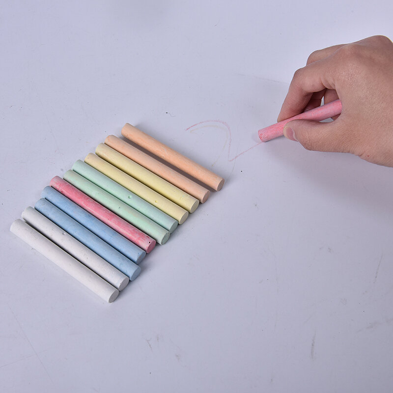 12 pcs/Lot Dustless Chalk Pen Drawing Chalks For Blackboard Accessories