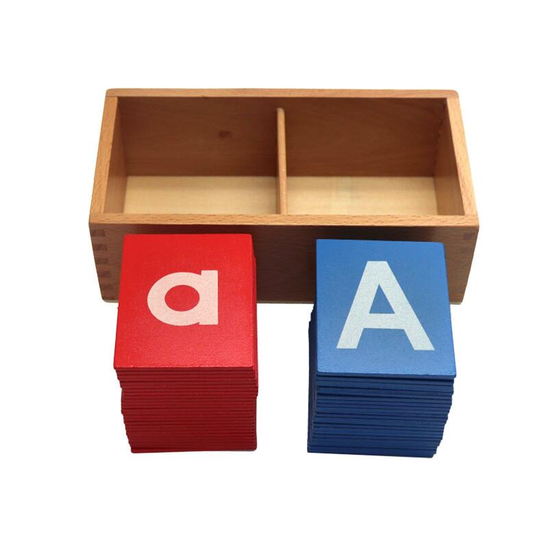 Alphabet abc Flash-Karten Großbuchstaben Klein buchstaben für Spiel lernen Interaktion