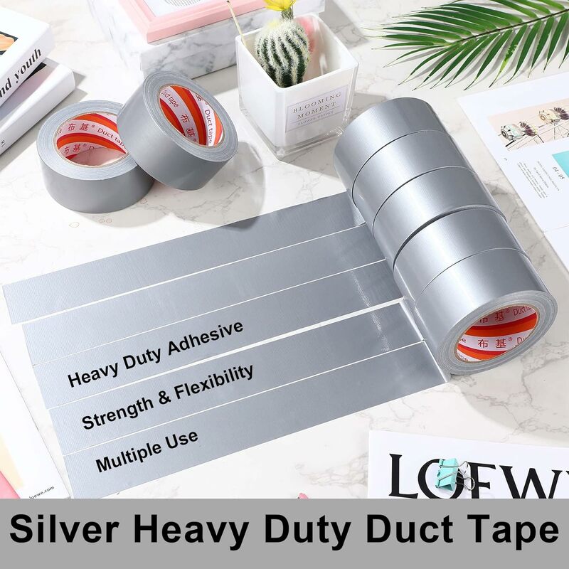 10M/20M Waterproof  Heavy Duty Industrial Bundles Floor Carpet Binding Adhesive Tape Cloth Duct Tape DIY Pipe Repair Fix Tape
