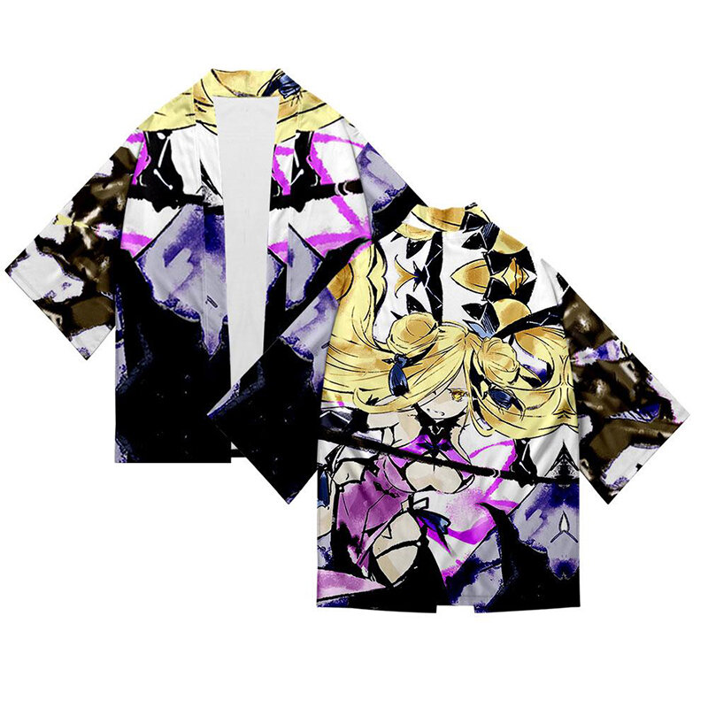 Japanische Anime Spiel Datum ein Live 3D Kimono Shirt Umhang Kleidung Männer Frauen sieben Punkt Ärmel Tops Kawaii süße Mädchen Strickjacke Jacke