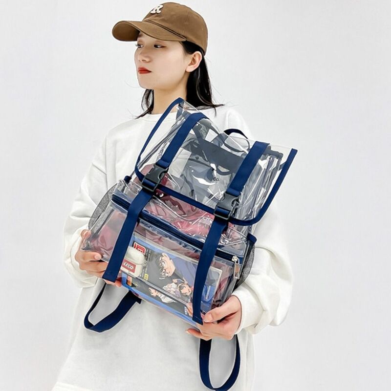 Equitazione Sport PVC campeggio borsa per il tempo libero borse da Yoga borsa da viaggio zaino da esterno zaino trasparente borsa sportiva portatile