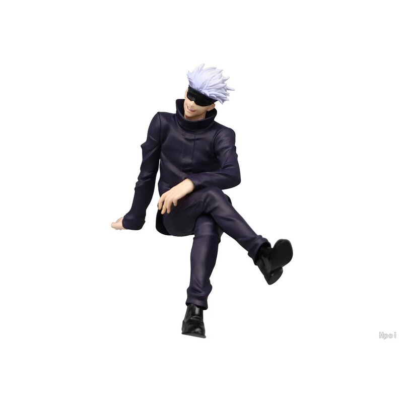 Desenhos animados japoneses PVC Action Figures, Jujutsu Kaisen Gojo Satoru, Mais Forte Conjurador, Itadori Yuji, 6 Olhos, Presente Toy Modelo para Crianças