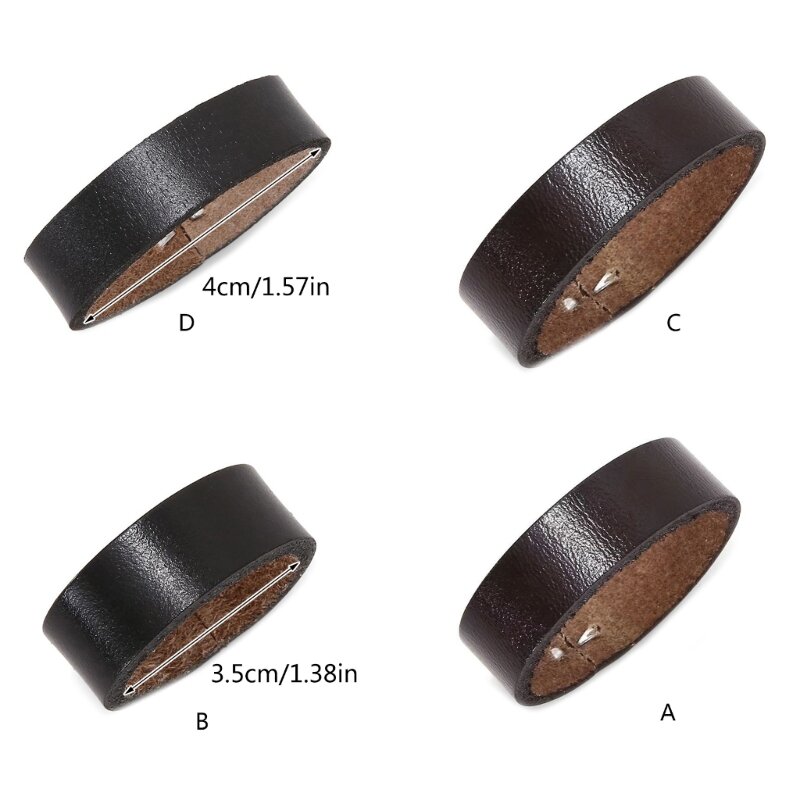 Q0KE Creatively Genuine Belt Loop Waist Belt DIY Components Western Heavy Rock Style Waist Belt Loop for Adult Unisex