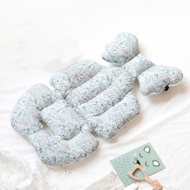 Doublure siège tapis coussin poussette pour bébé, coussin siège en coton épais