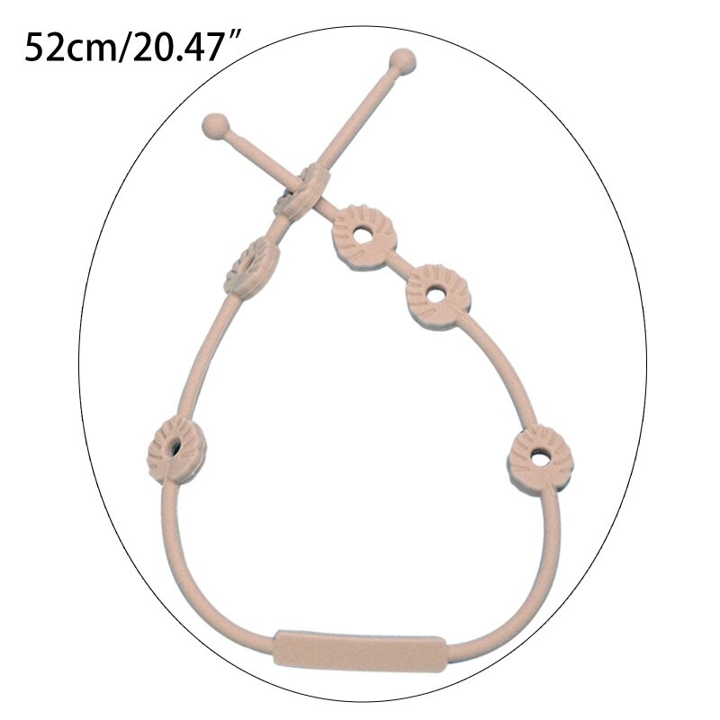 Household Anti-Lost Chain Baby Pacifier Strap Holder for Nipples Silicone Teething Toy Baby Birthday Shower Gift