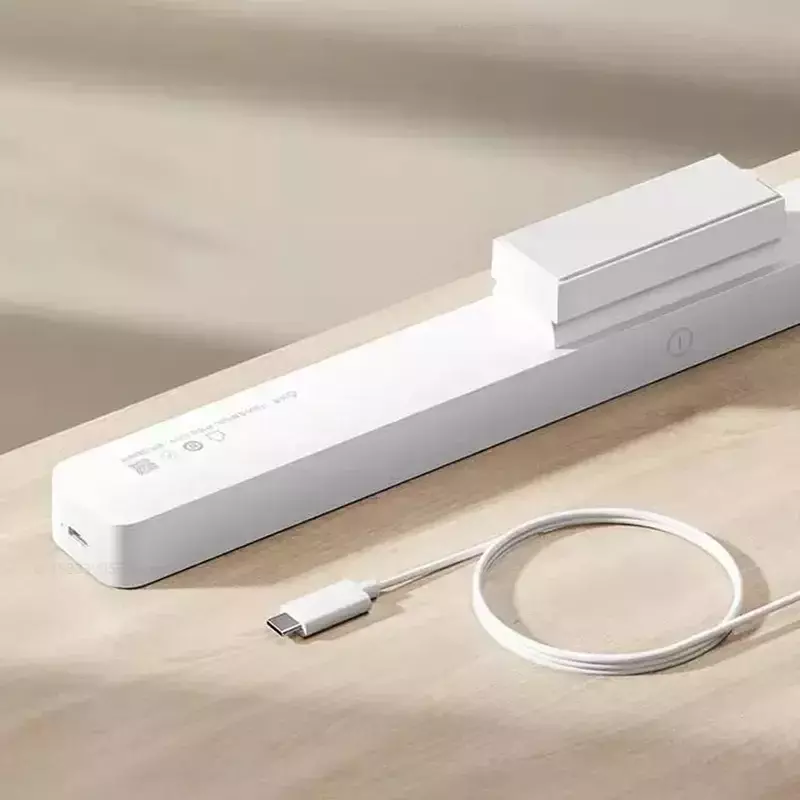 Xiaomi Mijia โคมไฟตั้งโต๊ะแม่เหล็ก, ไฟ LED ติดตู้หอพักโคมไฟตั้งโต๊ะสำหรับอ่านหนังสือ USB ชาร์จไฟได้ในบ้านไฟกลางคืน