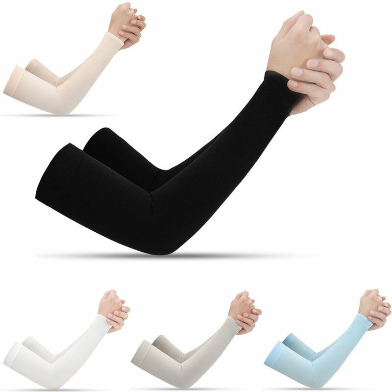 New Summer Cooling Sportswear Running Arm Sleeves Sun Protection Outdoor Sport Arm Cover