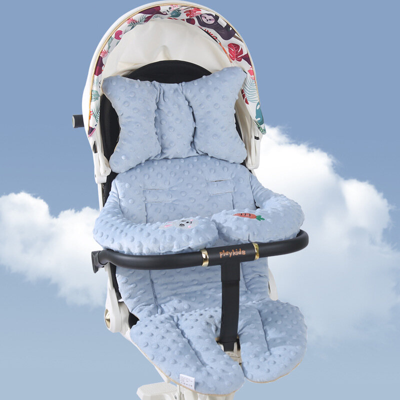 Seggiolino auto universale supporto per il corpo del collo della testa del seggiolino auto Ultra morbido cuscino per passeggino per neonato adatto per il rivestimento del passeggino del seggiolino auto