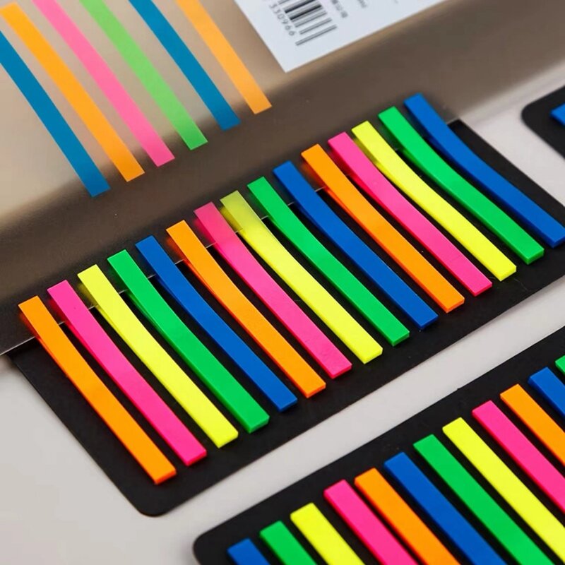 다채로운 스티커 투명 형광 색인 탭 플래그 스티커 메모 문구 어린이 학교 사무용품, 160 개/300 개