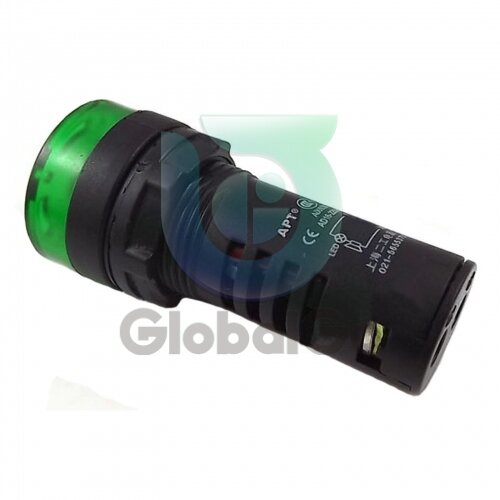 AD16-22SM 22mm Diametro del Pannello AC 12V 24V 110V 220V Luce di Segnale Flash LED Rosso Attivo Buzzer Indicatore di Asta Verde Giallo