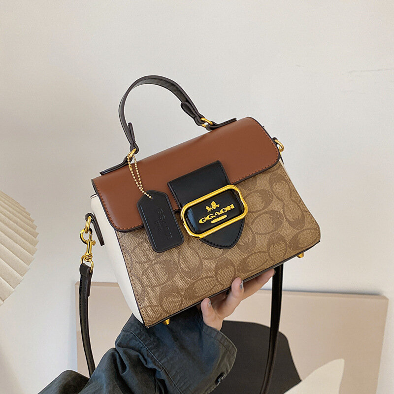 حقيبة كروس بودي كلاسيكية للنساء ، حقيبة يد كبيرة ، تصميم أزياء ، مكانة فرنسية ، جديد ، 24