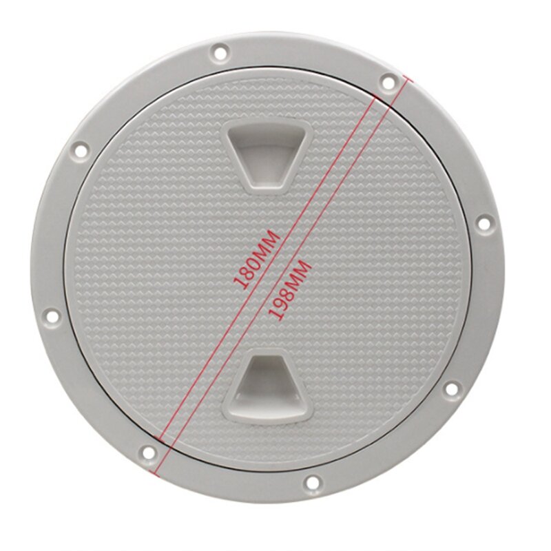 8 Inch PVC Deck Plate For The Discriminating Yachtsman Yacht Replacement Parts