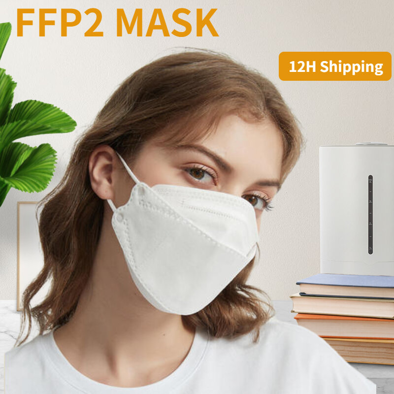 3D Fish Mask CE ffp2mask 4 Layers Adult FFP2 Mascarillas Homologada FPP2 Respirator Reusable KN95 Filter Mascherina FFP 2 FFPP