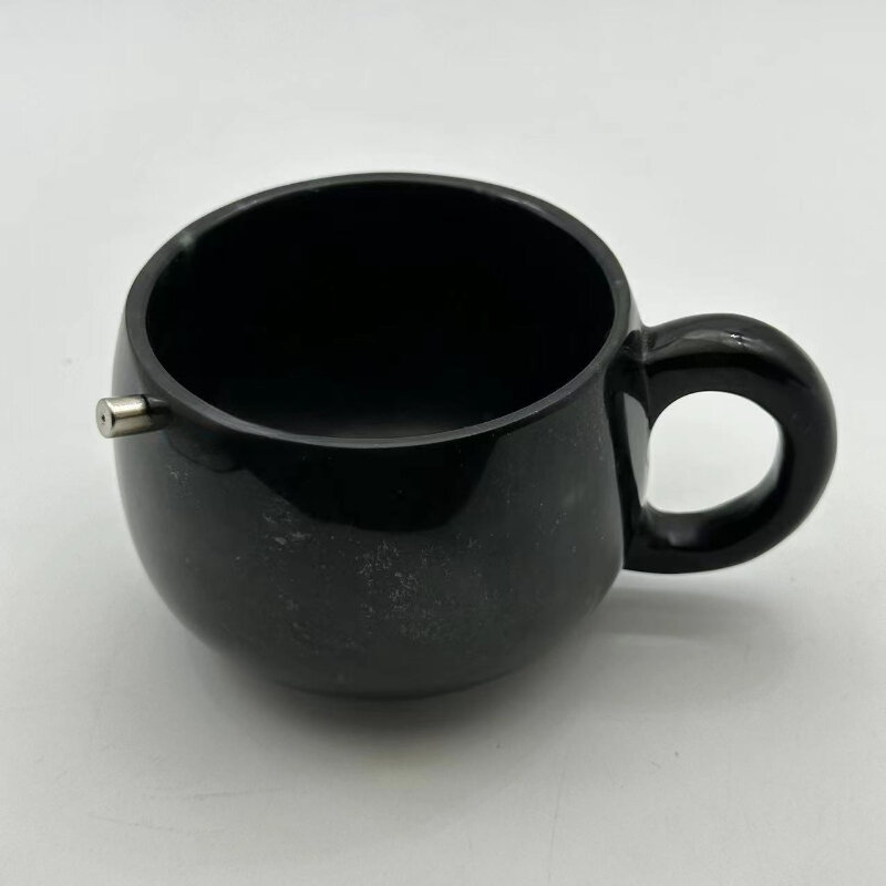 Authentische natürliche Medizin König Stein Wasser Tasse Original Design Original dunkelgrün Jade Kaffeetasse Paar