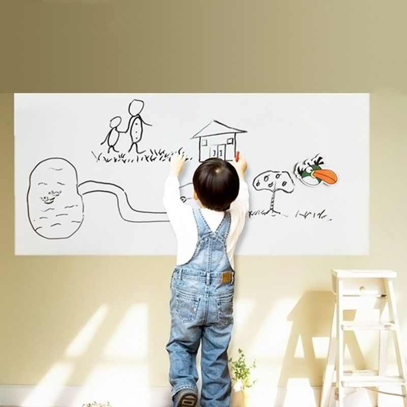 화이트 보드 마그네틱 칠판, 벽 슬레이트 피자론 파라 니뇨스 스티커, 어린이 주방, 45x100cm
