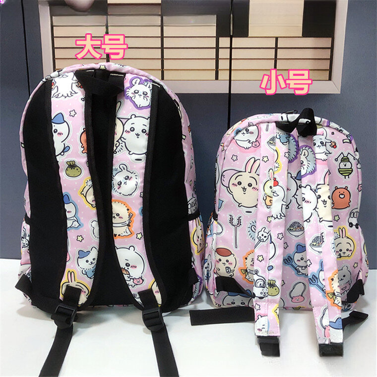 Новинка 2024, рюкзак Chiikawa с периферийным рисунком, легкий Водонепроницаемый школьный ранец для студентов, милые рюкзаки, детский подарок на день рождения