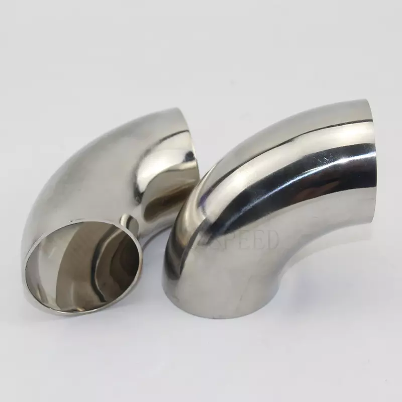 OD 16/19/22/25/28/32/34/38/45/51/57/63/76/89/102 mm 304 Stainless Steel Elbow Sanitary Welding 90 Degree Pipe Fittings