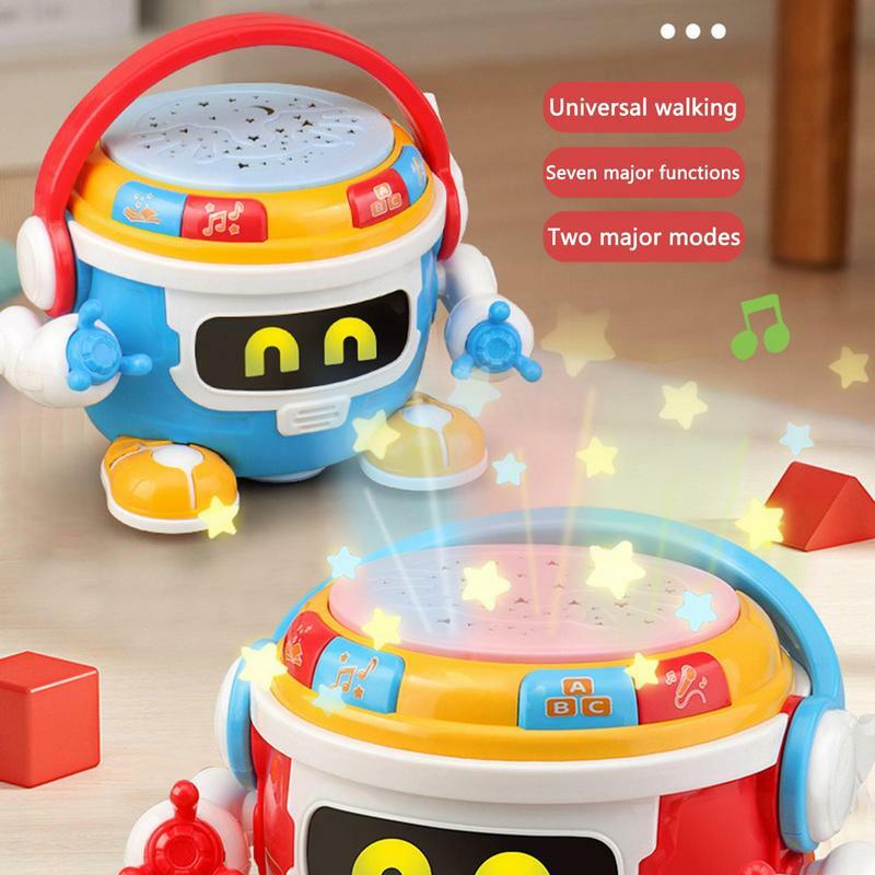 Toddler Electric Drum Music Toy Kids Music Drum Instrument Toy Portable Electric Musical Instruments Toys For Kids Toddler