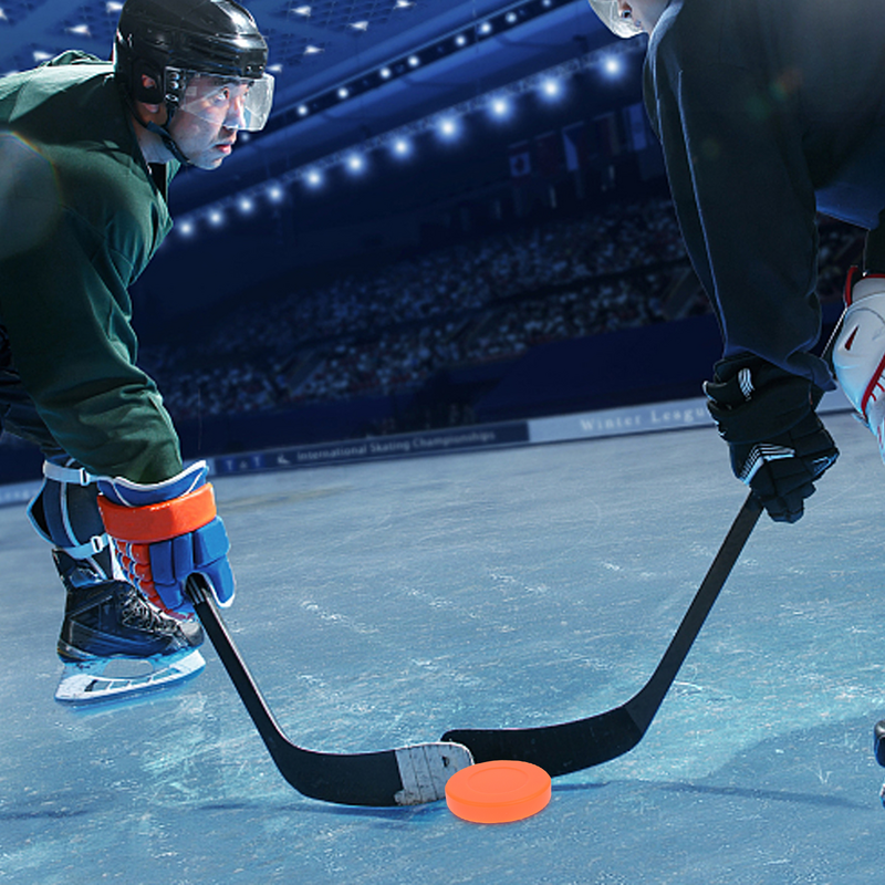 Krążki hokejowe o twardości regulowany matowy hokej na lodzie PVC płaska piłka hokejowa na zewnątrz krążki do gry