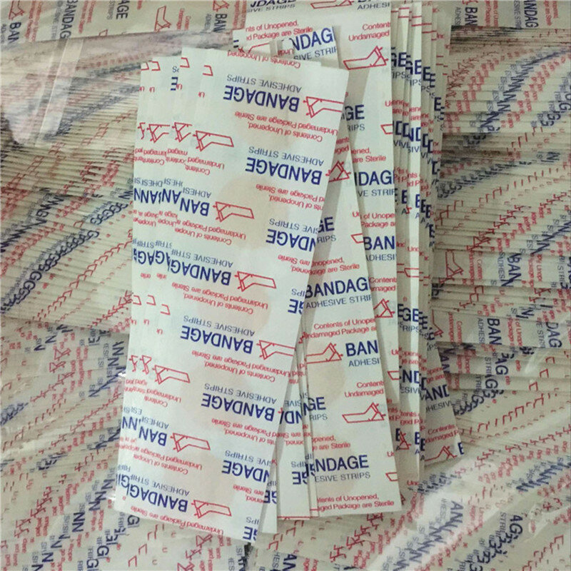 100 pçs/set Rodada Patch Band-aid À Prova D' Água para Curativo Adesivo Bandges Hemostasia de Primeiros Socorros Médicos Pele Manchas de Fita
